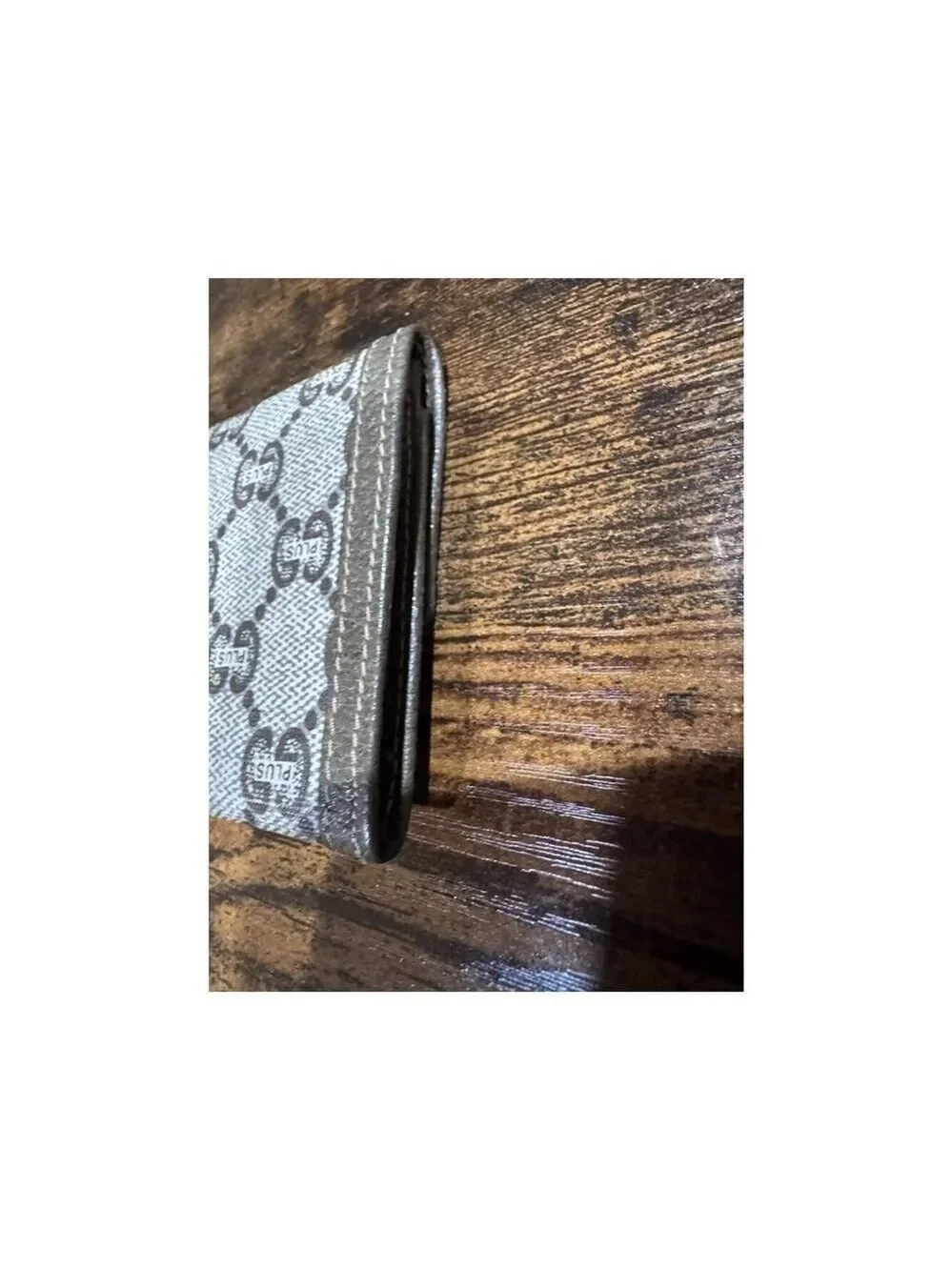 Gucci Plus Monogram Card and Coin Pouch 1970’s-1980’s